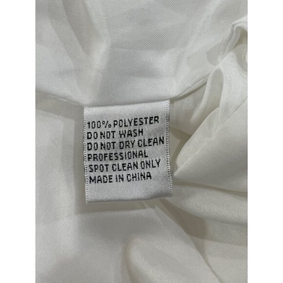 Mac Duggal Sleeveless Asymmetrical Hem Gown White Womens Size 2 - Picture 10 of 10